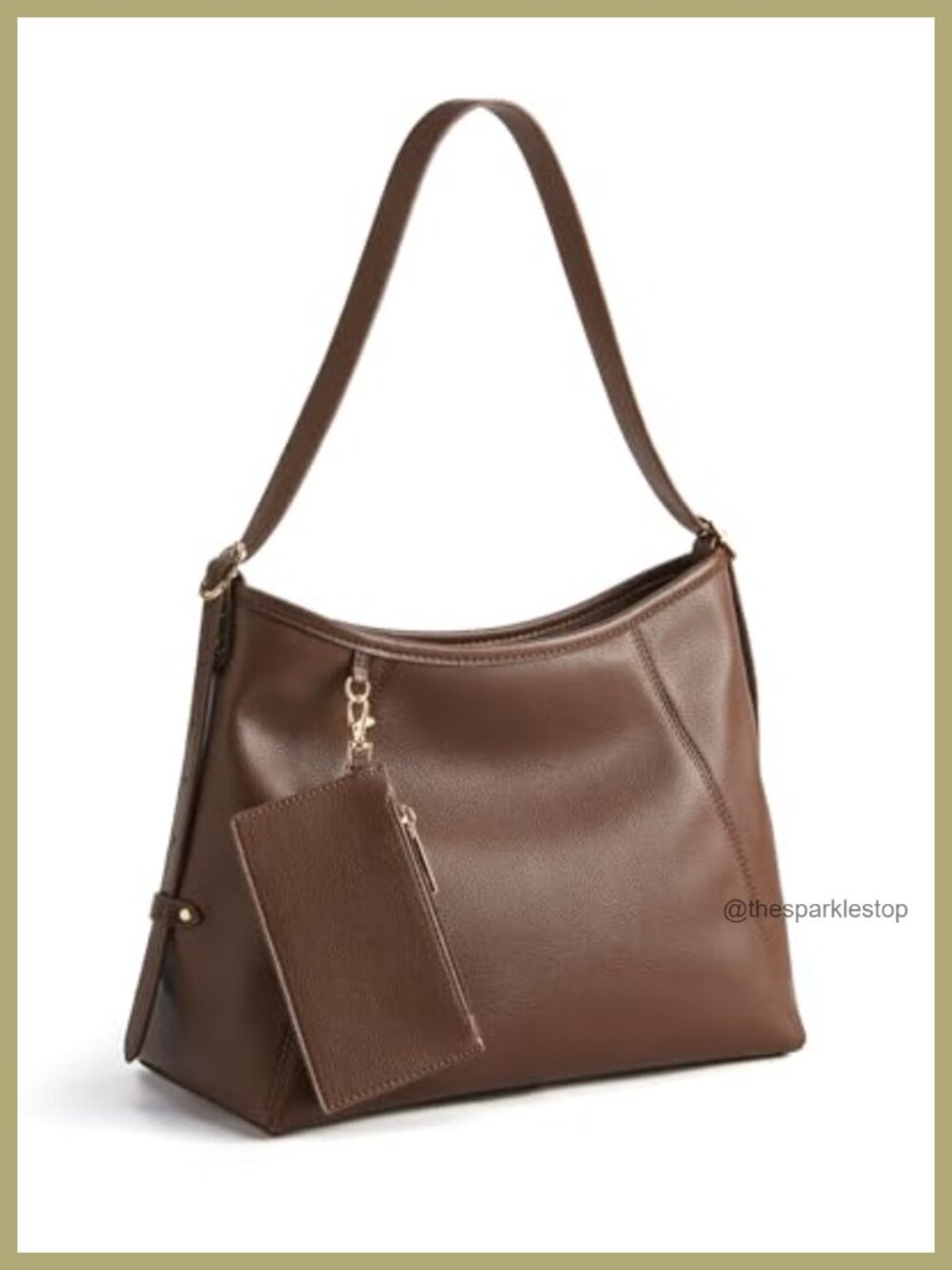 Hobo Bag for Women PU Leather Crossbody Shoulder Bag Multi-pocket Zipper Tote